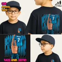 Kaos Anak Ronaldo CR7 Desain Distro Keren Usia 2-14 Tahun Bahan Lembut & Adem Kaos Bola Anak Fans Ro