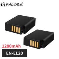 Palo EN-EL20 EN-EL20a Battery for Nikon Coolpix P1000, 1 j1, 1 J2, 1 J3, 1 S1, 1 V3, A, A 1, AW1 EN EL20 EL20a Batteria