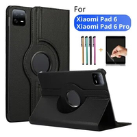 For Xiaomi Pad 6 Case Xiaomi Pad 6 Pro Case Rotating Folio Flip Stand PU Leather Cover for Xiaomi Mi Pad 6 11 inch Tablet Funda