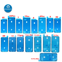 10pcs 3M Waterproof Sticker For iPhone 6 6S 6SP 7 8 Plus X XR XSMax 11 Pro 12 Front Housing LCD Touch Screen Frame Adhesive Tape