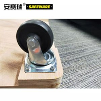 安賽瑞 加厚木質平板車  倉儲四輪搬運車 600×450mm  10213