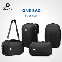 OZUKO Men's Multifunction 15.6 inch Laptop Backpacks 2024 New Fashion Schoolbag for Teenager Waterproof Male Mochila Travel Bags