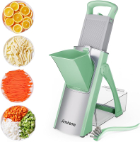 Upgrade Safe Mandoline Slicer Plus Vegetable Slicer and Food Chopper Adjustable Thickness Potato Sli