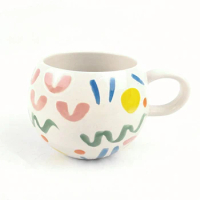 Creative Pot Belly Coffee Cup Ceramic Teacup mMilk Breakfast Mug Logo Design Water Cup