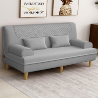 沙發床兩用簡易可折疊多功能雙人三人小戶型租房懶人乳膠布藝沙發 沙發 布藝沙發 科技布沙發 小型沙發 客廳沙發 實木框架沙發 單/雙人沙發