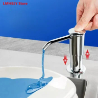 LMHBJY Upgraded Kitchen Sink Soap Dispenser, Household Detergent Press Distribution Extension Tube, Detergent Press