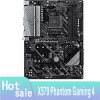 X570 Phantom Gaming 4 Motherboard Socket AM4 DDR4 For AMD X570 Original Desktop Used Mainboard