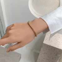 Gelang Tangan Titanium Serut Sisik Naga Vintage Fashion Korea Wanita Premium Anti Karat Cocok Untuk 
