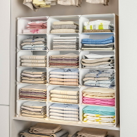 房間分隔神器寶寶衣物收納衣柜內置里面的日式分層板放衣服置物架