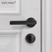 SAILANKA High Quality Solid Brass Door Lock Bedroom Lock Interior Door Handle Furniture Indoor Door Visit Handle Lockset