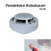 MutiaraMall Jakarta - ROGMIR Pendeteksi Kebakaran Smoke Fire Detector Alarm with Test Button - RG1