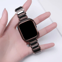 Case+Ceramics Bracelet For Apple Watch 7 Band 6 SE 45mm 41mm 44mm 40mm iWatch 5 4 Strap For Applewatch 3 42mm 38mm Watchbands