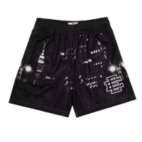 Eric Emanuel EE Basic Shorts Casual Shorts Mens Muscle Fitness Sports Short Pants Mesh Breathable Fa