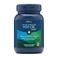 美國GNC 魚油 三倍強效 120迷你軟膠囊
