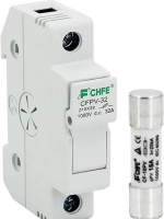 DC Fuse กล่องฟิวส์พร้อมลูกฟิวส์ 32 แอมป์ สำหรับโซล่าร์เซลล์