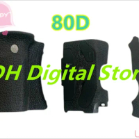 NEW 80D for Canon EOS 80D with rubber camera repair parts body rubber USB hand Grip Thumb rubber