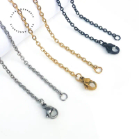 Zafa Kalung Titanium Wanita Pria Anti Karat Stainless Steel / ZUKO / zafaaksesoris EK976