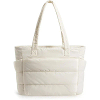 Tote Bag for Women, Lightweight Puffy Tote Bag with Compartments Shoulder Bag Handbag for Travel, Wo