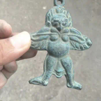 Han Dynasty Cultural Bronze Thunder God's Son Pendant