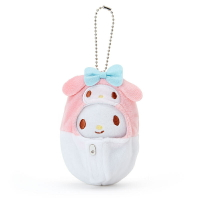 【震撼精品百貨】美樂蒂 My Melody 造型絨毛吊飾-睡袋 震撼日式精品百貨