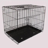 Bold Folding With Toilet Dog Cage Teddy Poodle Small And Medium Dog Cat Cage Rabbit Cage Pet Cage