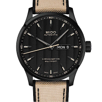 MIDO 美度 MULTIFORT先鋒80系列 天文台腕錶-黑42mm