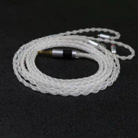 TONEKING ForX 8 core Litz Silver Plated Furukawa PCUHD Copper Cable 3.5/2.5/4.4mm MMCX Connector For LZ A7 ST-10s xelento Remote
