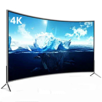 Frameless Curved Android Smart Tv 100 Inch Curved 70 Inch 65 Inch 85 4k Television Led Luxury Curve Tv