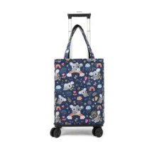 Grocery Shopping Bag With Wheels shopping bag for boutique Portable Travel Trolley Bag Picnic Insulation Rolling Shopping Bags