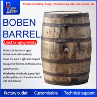 Bourbon barrel wine whisky brandy storage barrel 225L wine fermentation storage oak barrel