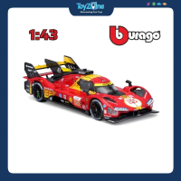Mô hình xe Ferrari 499P Le Mans Hypercar 2024 Champion AF Corse 1:43 BBURAGO