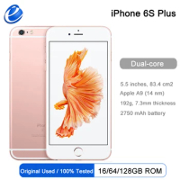 Original iPhone 6S Plus 5.5'' IOS Dual Core 16/64/128GB 4G LTE Fingerprint Smartphone good as S8 plus