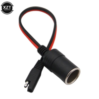 Female Cigarette Lighter Socket to Sae With Sae 2 Pin Quick Release Disconnect Connector Plug 14AWG Extension Cable
