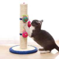 Cat Climbing Post Cat Scratcher Climbing Tree Pet Kitten Scratching Post Grinding Paw Cats Indoor Scratcher Teasing Toy