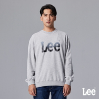 Lee 男款 寬鬆版 漸層經典大LOGO 衛衣 大學T | Modern