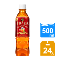福利品/即期品【KIRIN 麒麟】-午後紅茶-原味紅茶500mlx24入/箱