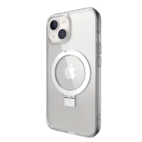 【Switcheasy】MagStand M 磁吸立架防摔iPhone 15手機殼（兼容MagSafe）-透明,i5plus