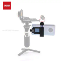 ZHIYUN Transmount Phone Holder with Crown Gear for Zhiyun Crane M3 SMOOTH 5 Gimbal Handheld Stabilizer mircophone Accessories