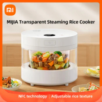 XIAOMI MIJIA Transparent Steaming Rice Cooker 4L Electrical Pressure Cooker Household Multifunctional Kitchen Appliances