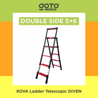 Goto Living Kova Diven Tangga Lipat Aluminium Teleskopik Ladder Telescopic Double