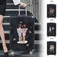 Luggage Cover Stretch Fabric Suitcase Protector Baggage Dust Case Cover Suitable for18-32 Inch Suitc