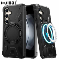 Case For Samsung Galaxy A55 A15 A35 A54 A14 S24 Ultra S23 FE Stand Ring Magnetic Ring Holder Protection Stands Kickstand Covers