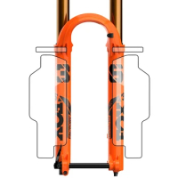 MTB Front Fork Protector, Bike Paster, Scratch-Resistant Protector, Stickers Guards, Bike Frame Sticker, Protective Film Decals