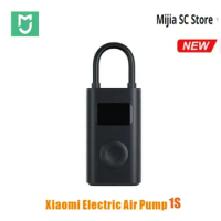 Xiaomi Mijia Electric Inflator Pump 1S Smart Digital Tire Pressure Detection For Scooter Bike Motorcycle ScooterCar Football