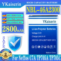 YKaiserin Battery NBL-46A2300 NBL46A2300 2800mAh For Neffos C7A TP705A TP705C Mobiele Phone Batteria