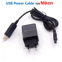 Quick Charge+EH-5A EH5 Power Bank 9V USB Cable For Nikon EP-5 EP-5A EP-5C EP-5D EP-5F DC Coupler D700 D300s D100 D90 D80 D70 D50
