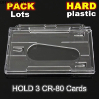OFFICE DEPOT Trọng lượng nhẹ Nằm ngang Thẻ căn cước Trong suốt Nhựa Đạt huy hiệu Trường hợp Che Hàu 