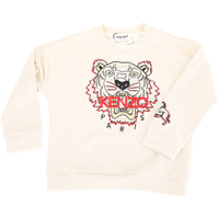 KENZO Tiger 童裝 限量版 虎頭公牛刺繡金蔥裸色輕柔感運動衫