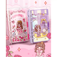 Zumoo Princess Art Binder SET PVC A6 Full Color Paper Planner / Binder SET PVC A6 dengan Loose Leaf 