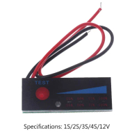 1 Pc 3.7V 2S-4S 18650 Lithium 12V Ad Acid Battery